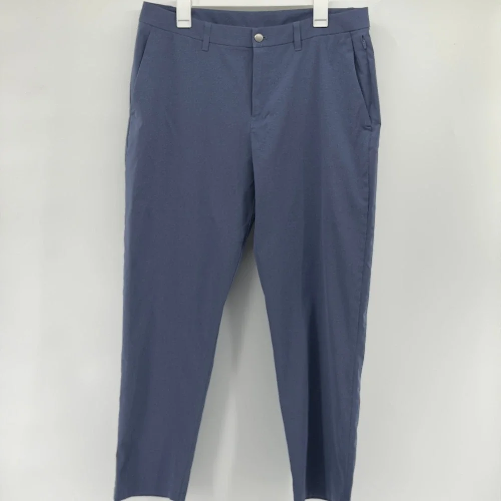 Lululemon‎ Commission Slim-Fit Pant Warpstreme Blue Mens 36